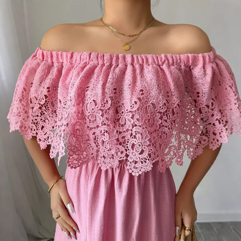 

Elegant Style A-shaped Long Dress Dress Women's Clothing 2026 Spring and Summer Women's Clothing