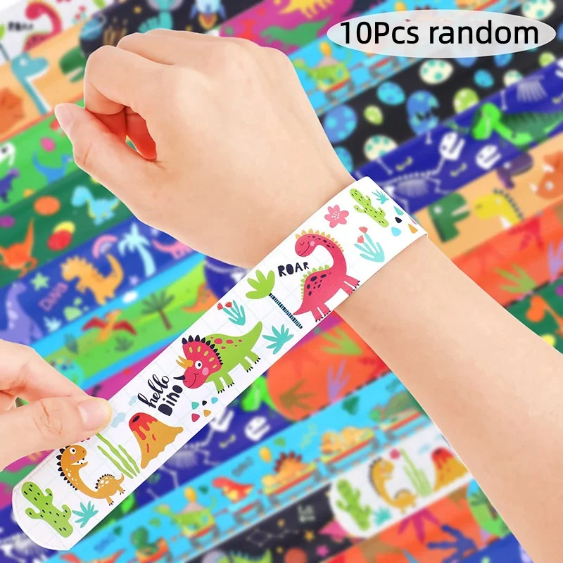 10Pcs Random Color Wristband Decoration Bracelet Toys Kids Stress Relief  Birthday Party Gifts Pinata Filler  Party Favors
