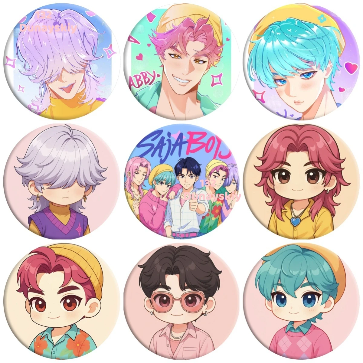 Rumi Mira Zoey Sajaboys bebé misterioso Zoey Jinu mochila bonita de doble cara para Cosplay accesorios colgantes HUNTRIX KPop cazadores de demonios