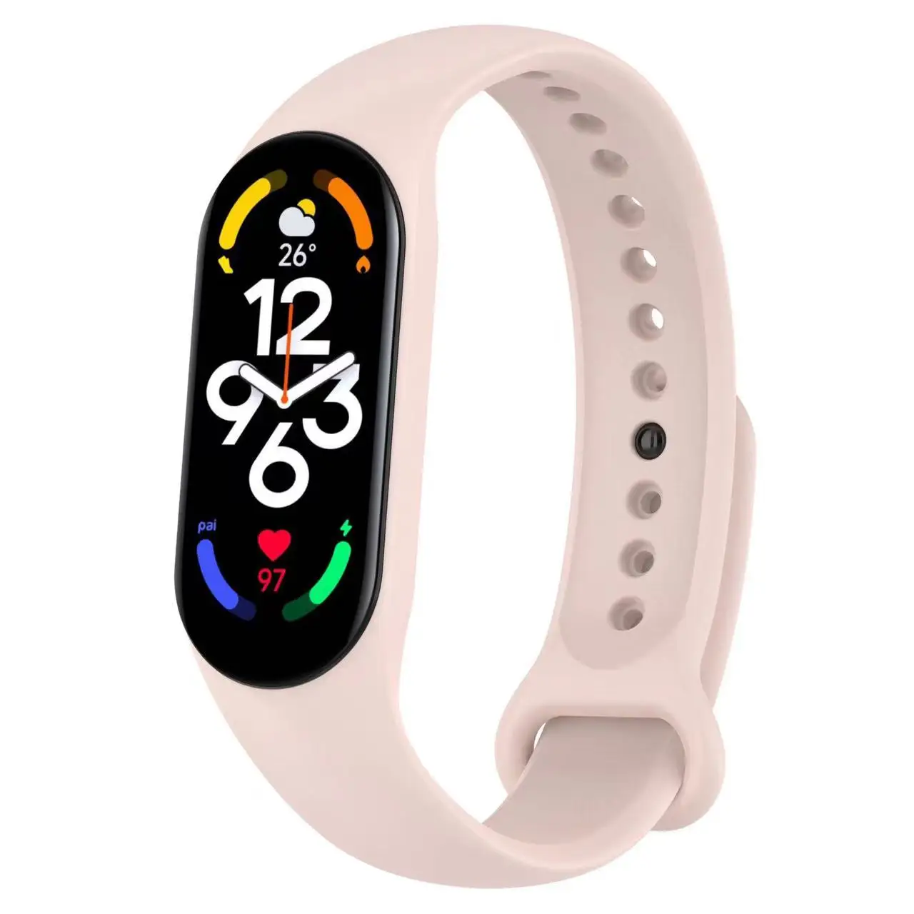 حزام سيليكون لساعة Xiaomi Mi Band 7 6 5 سوار رياضي مريح للتنفس سوار معصم بديل Xiaomi mi band 7 6 5 4