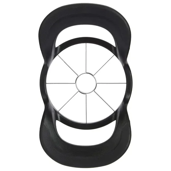 8-Wedge Stainless Steel Apple Slicer and Corer, Black
