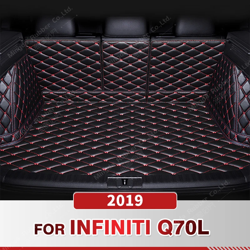 

Auto Full Coverage Trunk Mat For Infiniti Q70L 2019 Anti-Dirty Car Boot Cover Pad Cargo Liner Interior Protector Accessories