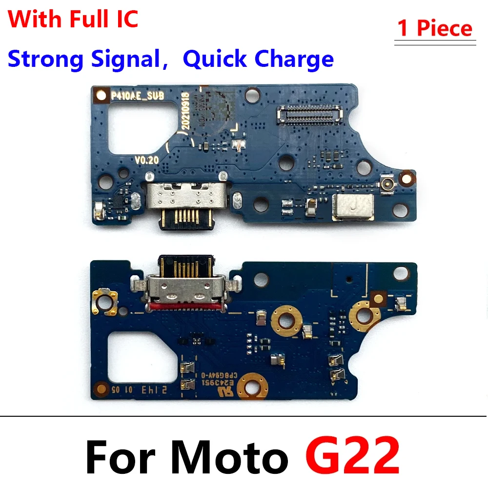 Charger Board Flex For Moto G30 G10 G20 G71 G60s G22 G51 G31 G41 G50 5G G72 USB Port Connector Dock Charging Flex Cable