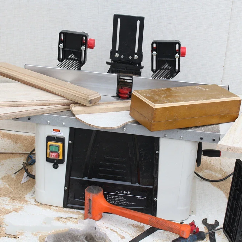 R-40 Vertical Wood Milling Machine Woodworking Slotting  Arc Chamfering  Trimming  Shaping Spindle Machine