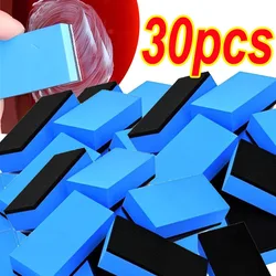 1-30pcs Car Wheel Cleaning Sponge Auto Paint Surface Crystallisation Sponge Block Glass Nano Applicator Pad Car Wash Accessories