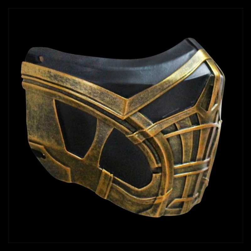 Game Mortal Kombat SCORPION Sub-Zero Mask Resin Made Sub 0 Masks Halloween Cosplay Props Newest 2021