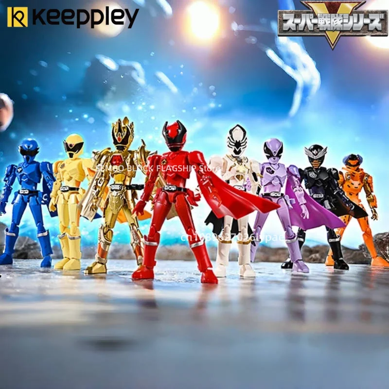 

Keeppley Super Sentai Infinite Edition, первая серия, сборка строительных блоков, анимационные игрушки, модель, детский праздничный подарок