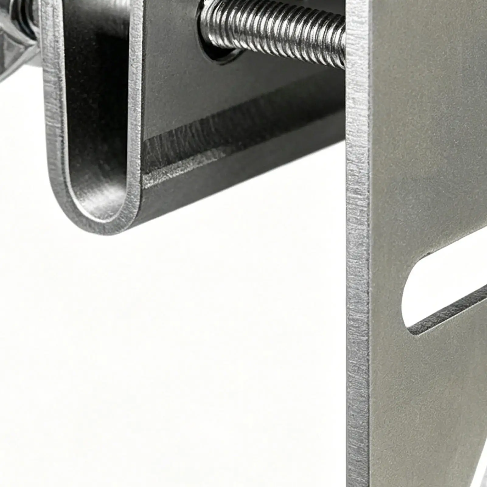 Gutter Mount For Security Camera Stainless Steel Roof Stand Security Camera Bracket For Gutter Wall Roof Outdoor Home Solar