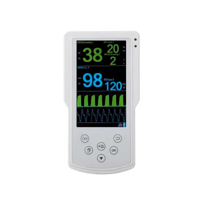 

High Precision Handheld Pulse Oximeter for Veterinary Use SPO2 & ETCO2 for Dogs and Infant/Pediatric Patients