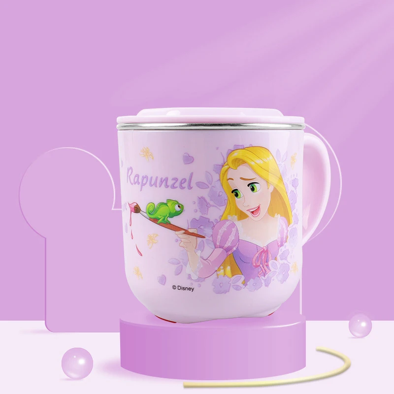 Disney Cups Princess Frozen Elsa Anna Milk Cup Cartoon Mickey Minnie tazza in acciaio inossidabile tazza per bambini Mickey Mug regalo di natale