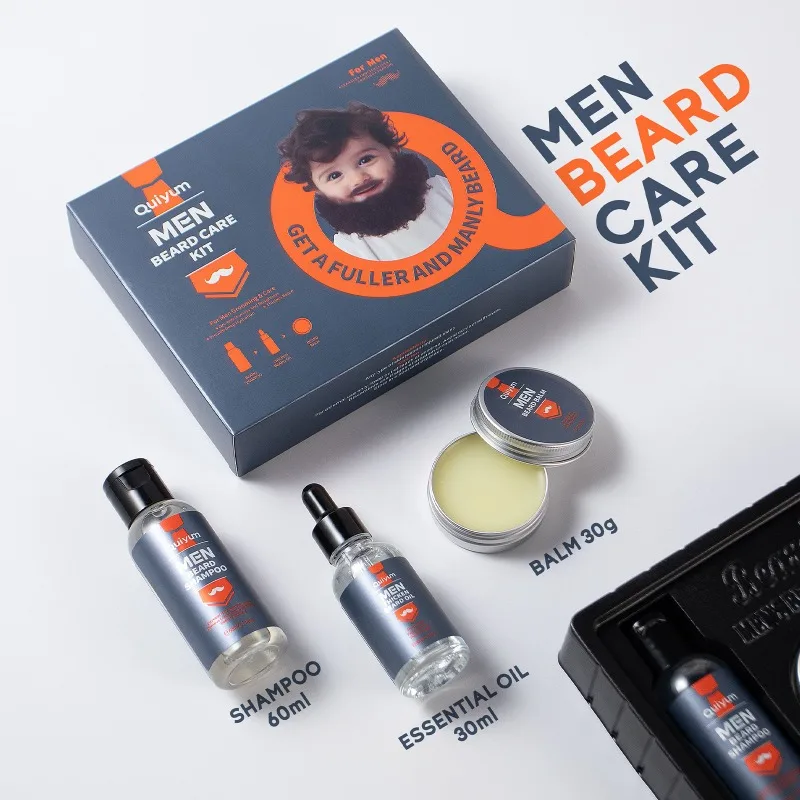 

Мужской набор для бороды Мягкий, гладкий и простой в уходе натуральных масел Осветляет и питает способствует росту Снимает зуд бороды