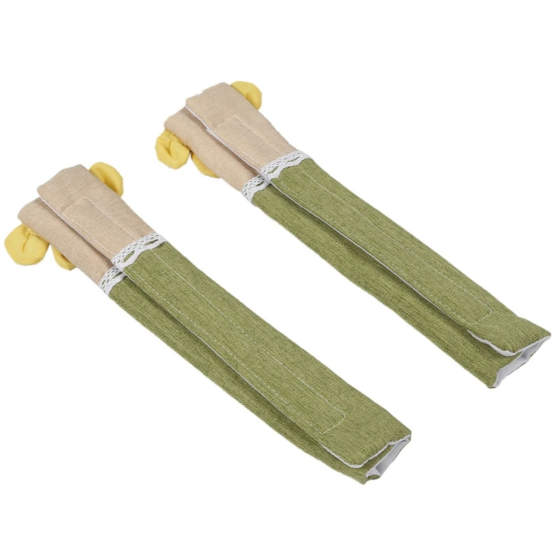 1 Pair Cotton Door Handle Covers Refrigerator Doorknob Cover Practical Double-Door Fridge Gloves Protector Home Kitchen Tools