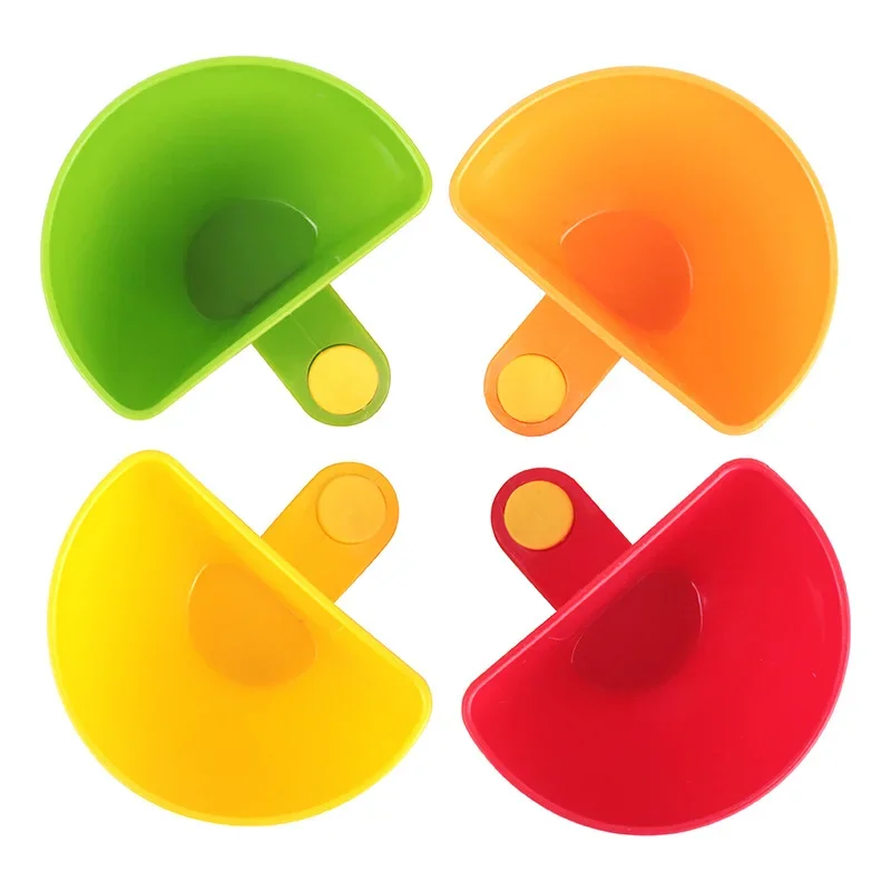 1PC Storage Box Assorted Seasoning Sugar Salad Tomato Sauce Dishes Kitchen Clip Bowl Dip Containers for Spices Salt Shaker