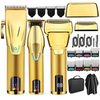 RESUXI 362 Hair Cutting Machine New 3 in 1 Professional Hair Clipper and Electric Shaver Set for Barber Men Hair Trimmer Shaver