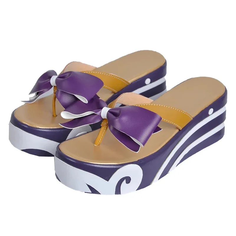 

CyGenshin Impact Sangonomiya Kokomi Cosplay Shoes Anime Chinese Style Halloween for men Game