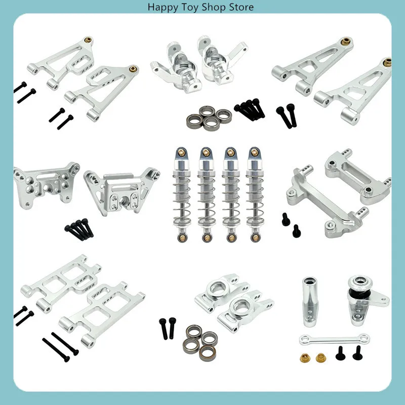 Metalen upgradekit voor kwetsbare onderdelen, compatibel met MJX 1/14 14207 14208 RC auto-onderdelen