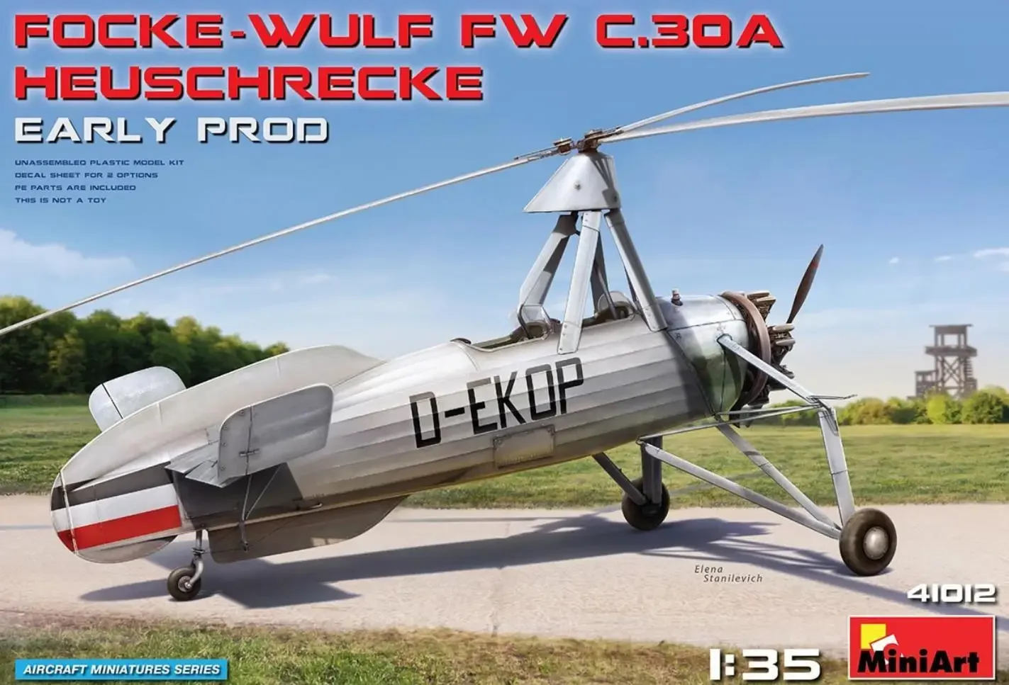 MINI ART 41012 1/35 Scale Focke-Wulf Fw C.30A Heuschrecke.Early Prod MODEL KIT