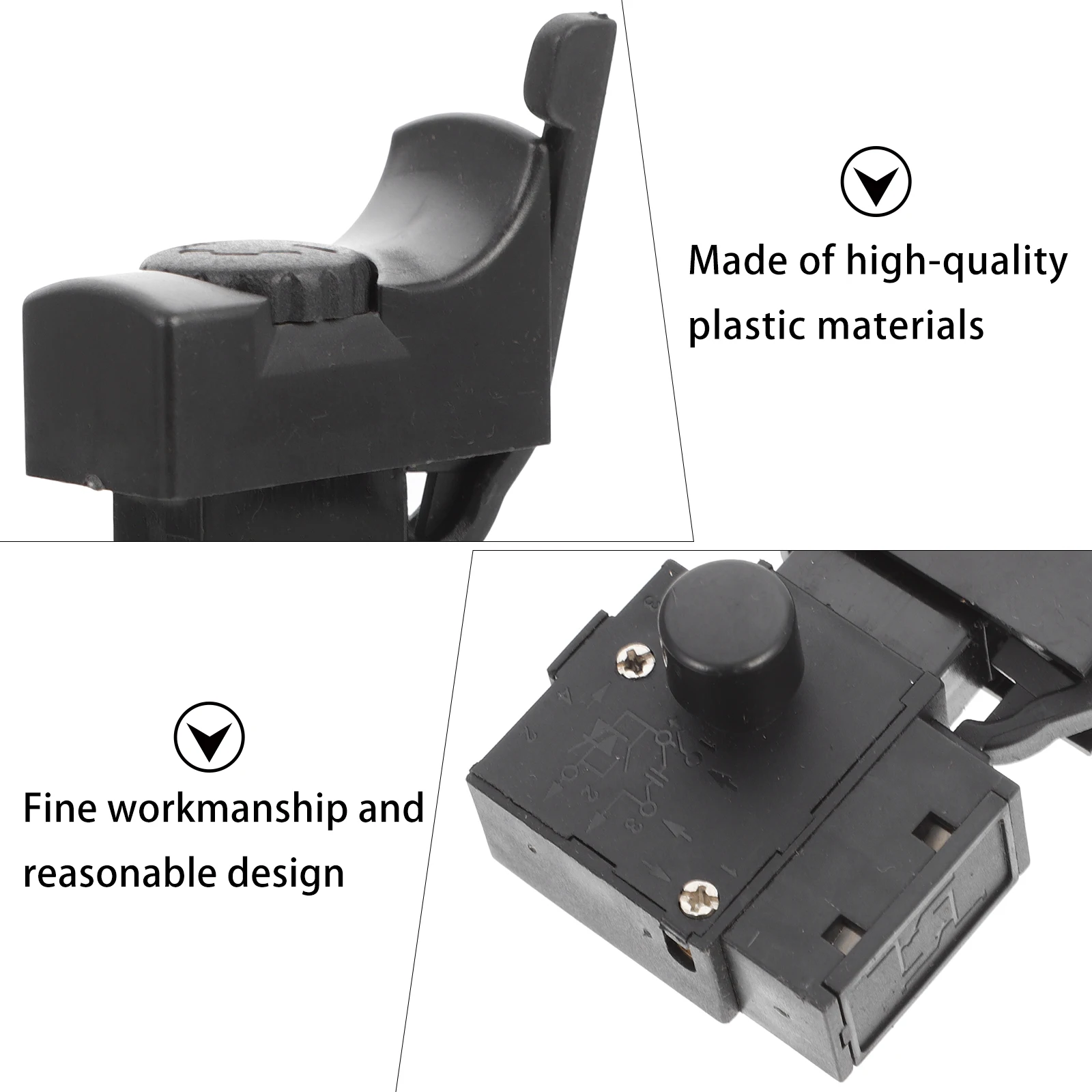 

Plastic Speed Regulating Switch Accessories Hand Drill Trigger Latch Refit Electric Tool Control Button Replacement Parts