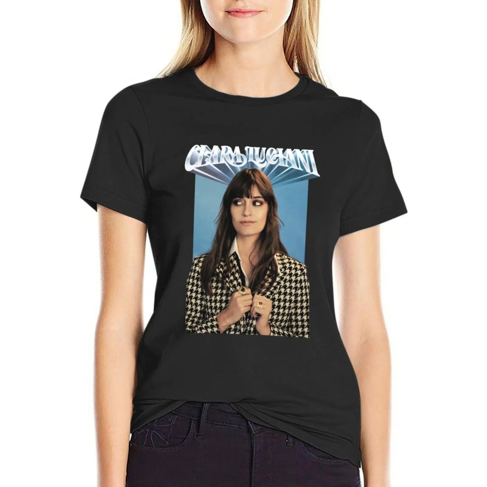 Camiseta CLARA LUCIANI LA granada FANART para mujer, camisetas personalizadas, tops