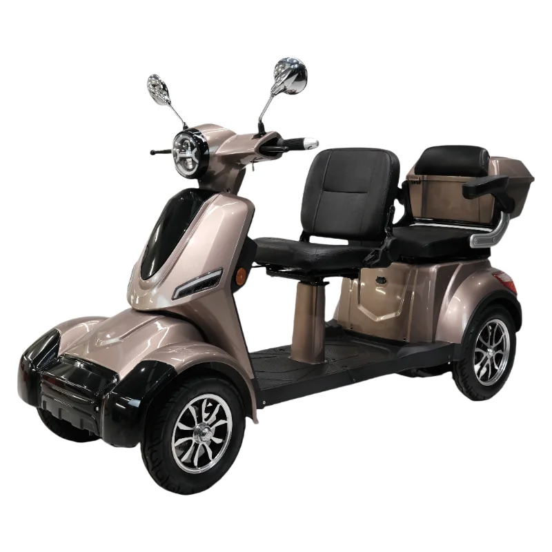 Factory Hot Selling China Model Pika-XL Good Capacity Powerful Mobility Electric Scooter Moped Electric 4wheels 1000W 25km/h  fo