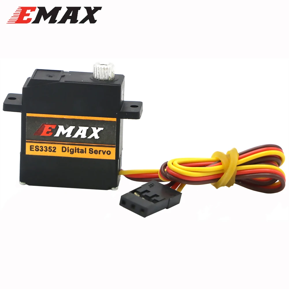 EMAX ES3352 4.8V/6.0V 2.4/2.8Kgf.cm Brushless Digital Servo Futaba JR Plug For RC Glider Model/Airplane RC Parts