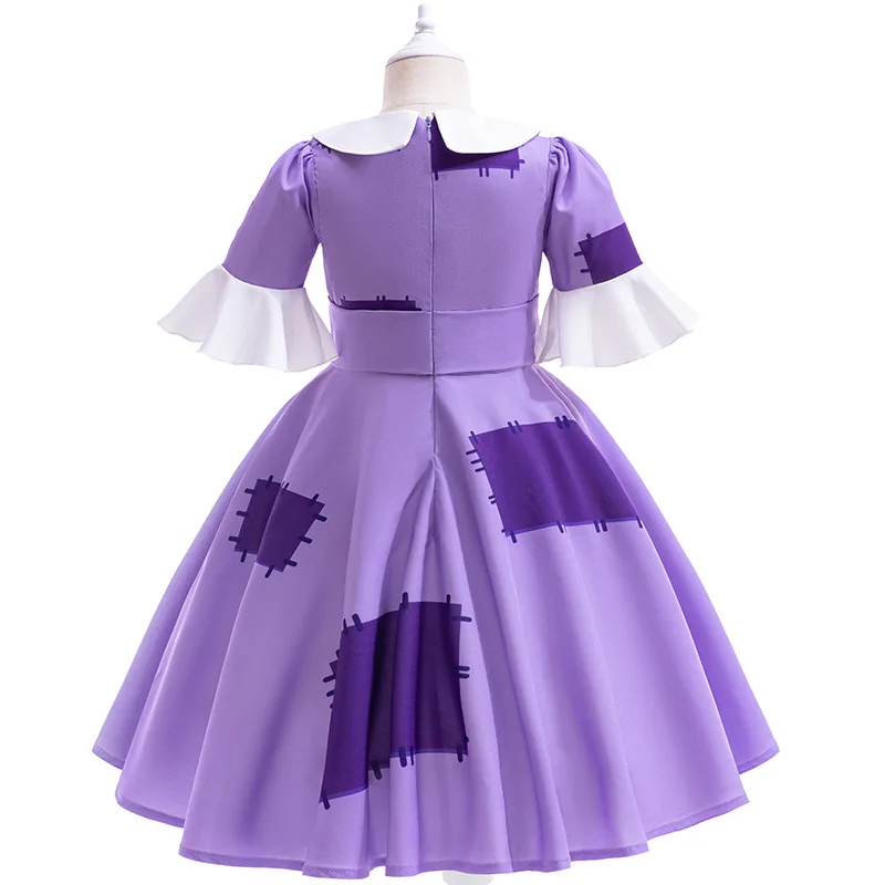 Europe and the United States new children's print design dress cosplay Agata magic digital circus dress dress