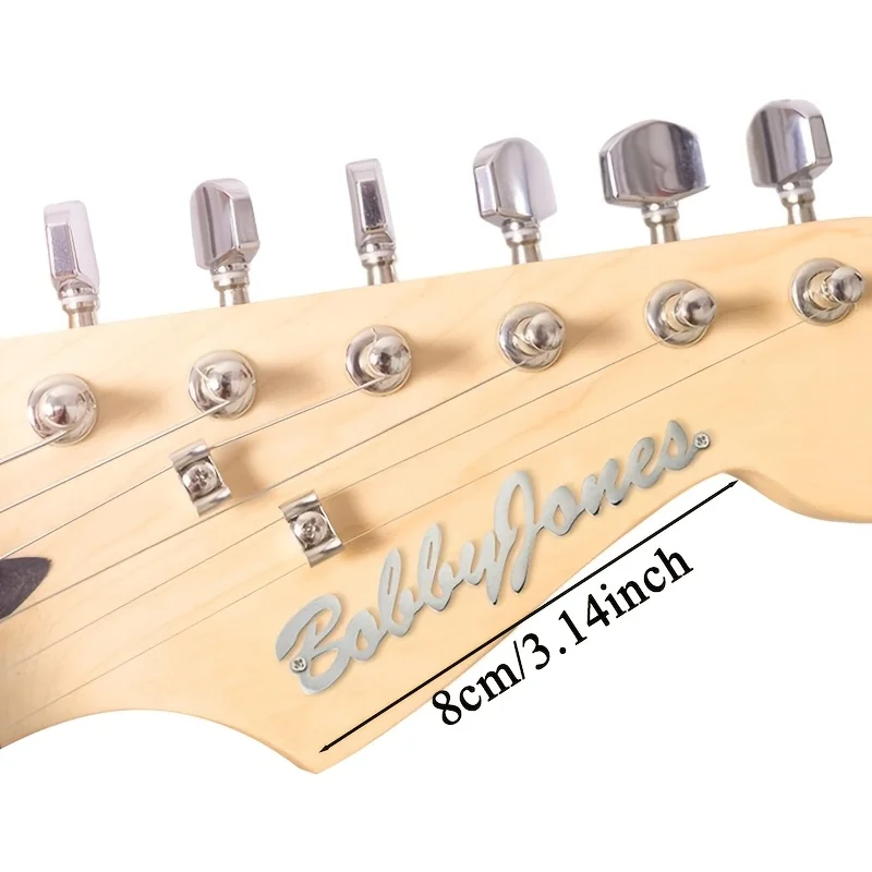 【Customized】Suitable for Any Type of Guitar Decorative Nameplate, Stainless Steel 3D Text Nameplate, Guitar Appearance Decoration Nameplate, a Perfect Gift for Music Enthusiasts, Ideal as a Gift image 6