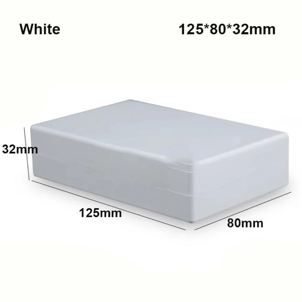 New Waterproof Project Enclosure Boxes White Black 9 Styles Storage Case ABS Plastic Housing Instrument Case Electronic Supplies