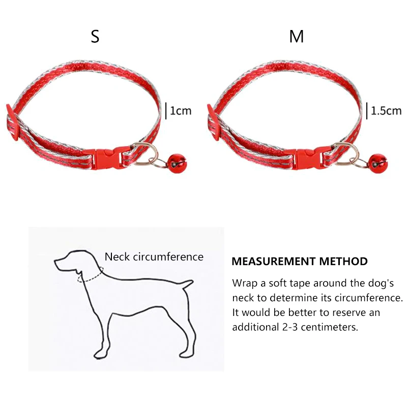 Niedliche Glocke Anti-Verlust reflektierende verstellbare Haustier Halsband Haustier Verlust Prävention Produkte Katze und Hund Halskette Zubehör Haustier liefert