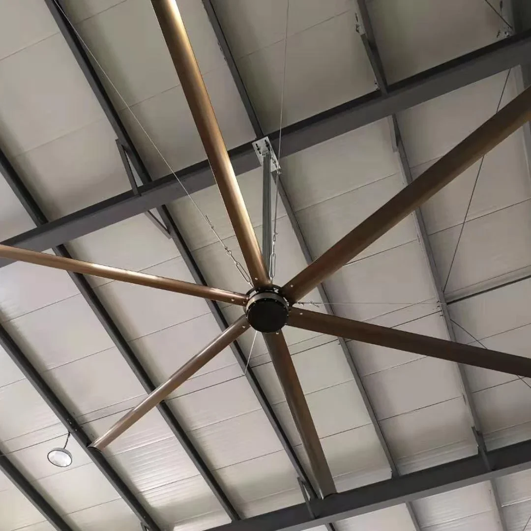 Hot Sell Big Pmsm Hvls Energy Saving Industrial Ceiling Fan for Restaurant