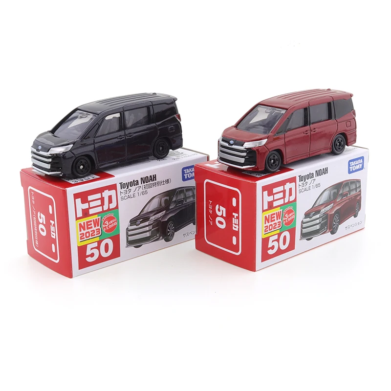 Takara Tomie No.50 Toyota Noah Eerste Speciale Specificatie 1/65 Autolegering Speelgoed Motorvoertuig Diecast Metalen Model