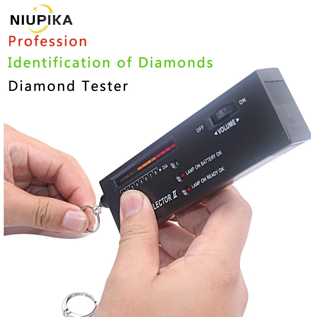 

NIUPIKA High Accuracy Professional Jewelry Diamond Selector Jeweler Diamond Tester Pen For Novice and Expert