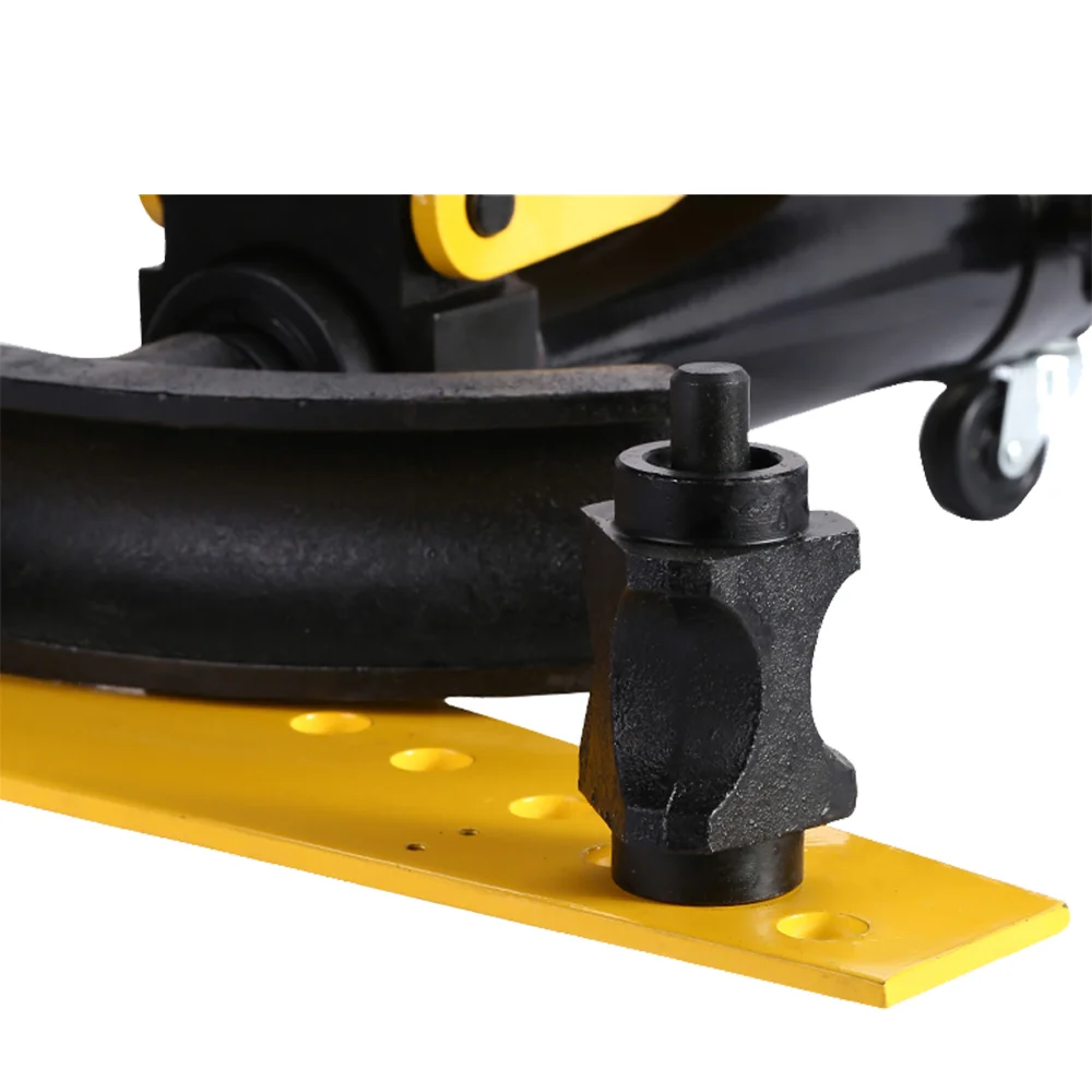 SWG-3 Hand Pipe Bender Tube Bending Machine with Wheels for Pipes 1/ -3 Inches