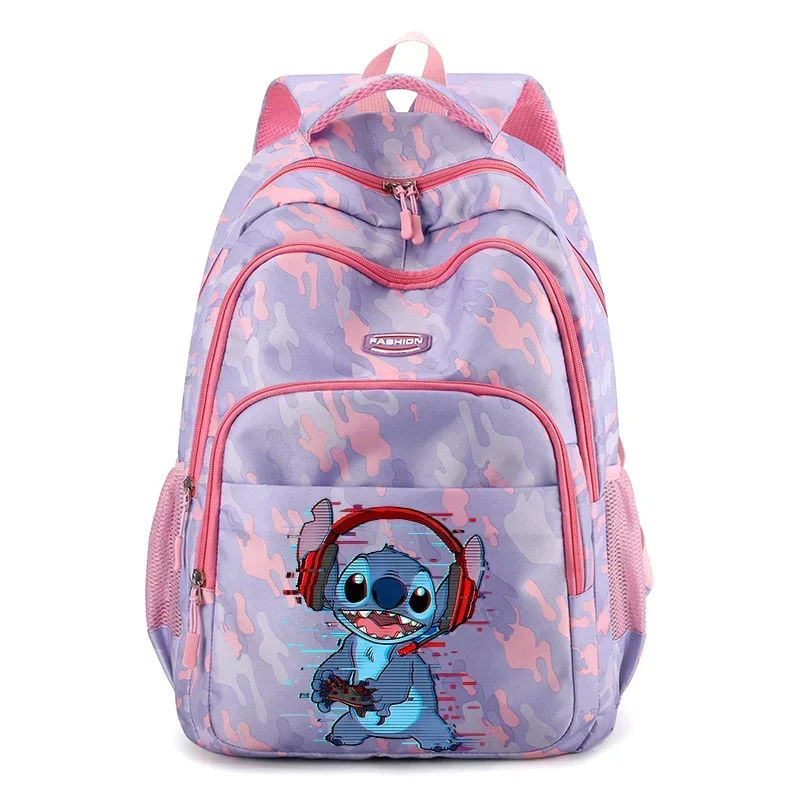 Stitch Disney kobiety Student torby szkolne o dużej pojemności dla dziewczynek nastolatek tornister z wieloma kieszeniami plecak na laptopa prezent