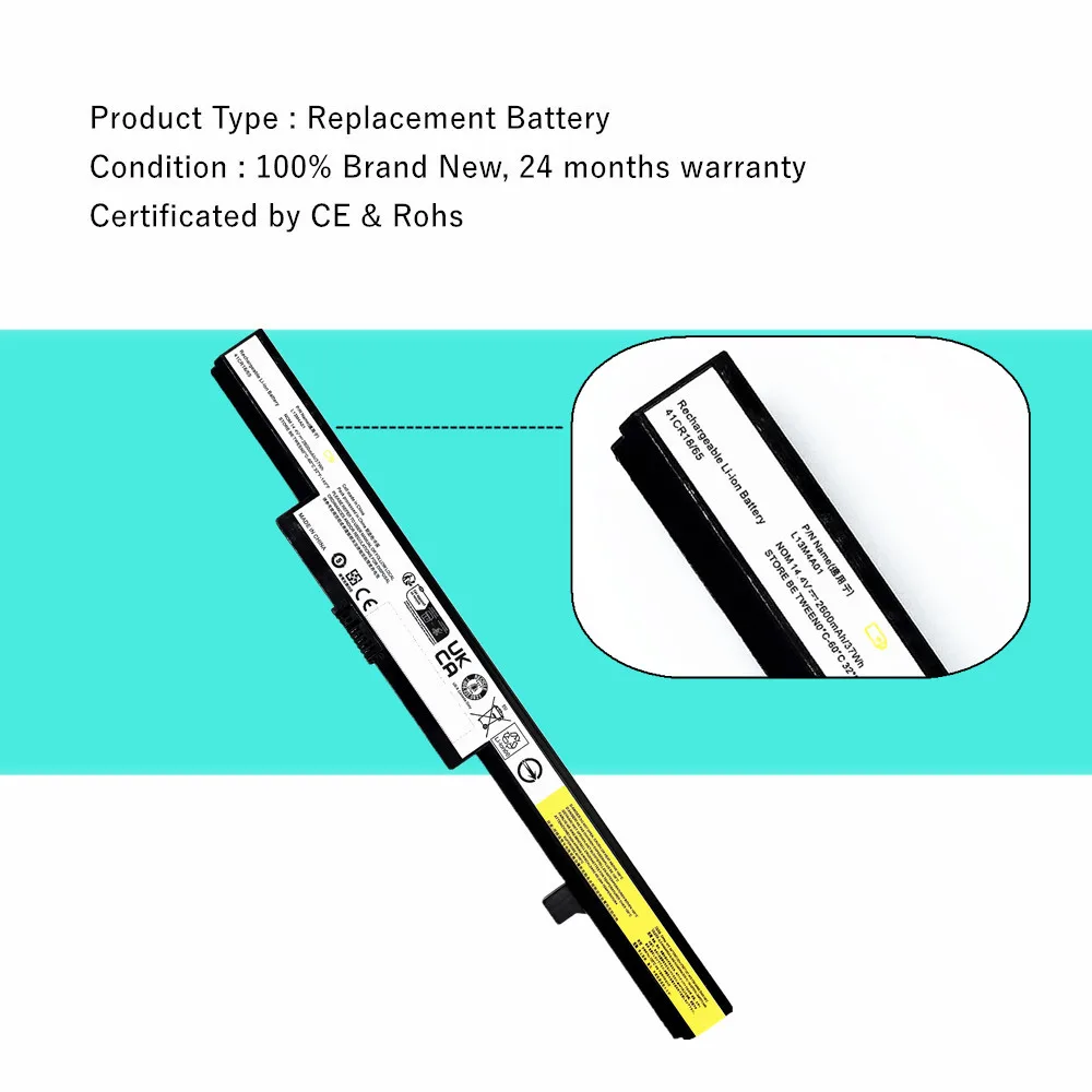 L13M4A01 L13L4A01 Laptop Battery For Lenovo B40-70 B50-70 B40-30 B50-80 L13S4A01 B40-80 B50-45 B40-45 B50-30 45N1183 45N1184