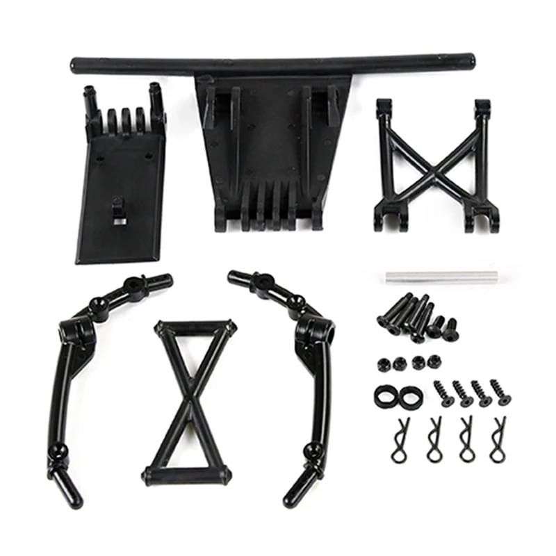 Front Anti-Collision Kit Voor 1/5 HPI ROFUN BAHA ROVAN KM BAJA 5B Upgrade 5SC Speelgoed ONDERDELEN, Zwart