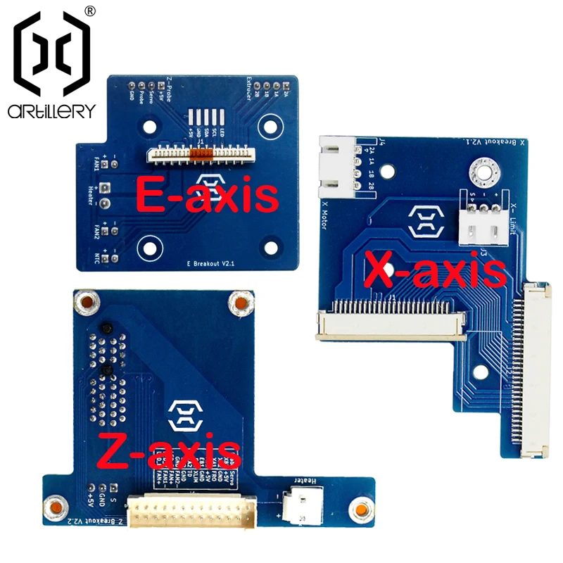 

Печатная плата для передачи кабеля Artillery SW-X2/Genius Pro FFC, экструдер, одноструйное соединение X/E/Z-Axis, плата адаптера, 3D-принтер
