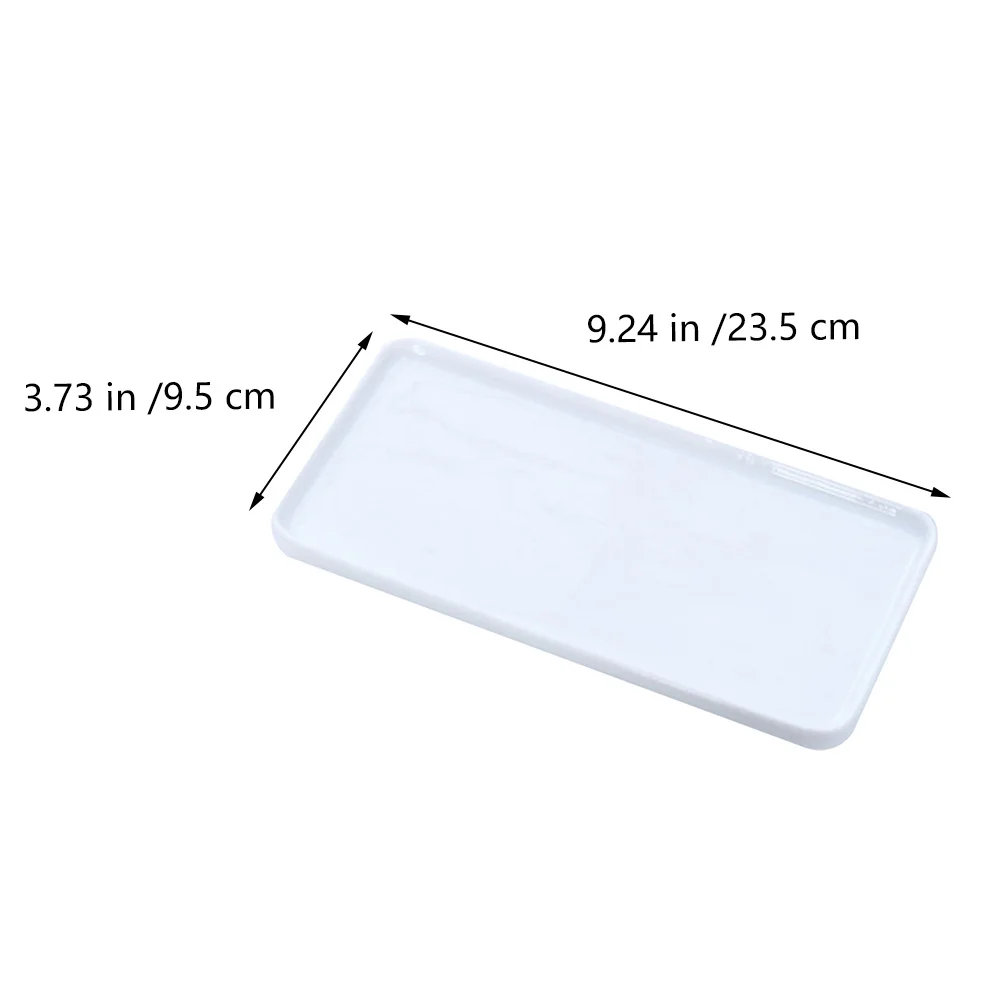 

Sturdy Tray Vanity Dish Decorative for Bathroom Classy Ceramic Toothbrush Rectangular