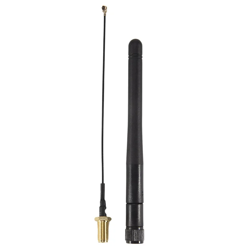 CJSD-900-1800MHZ Antenna 3Dbi GSM RP-SMA Plug Rubber Waterproof Lorawan Antenna + IPX To SMA Small Cable Extension