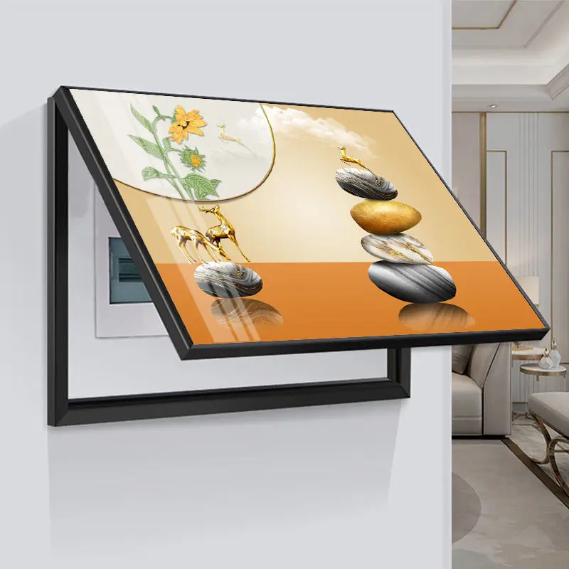 The New Modern Home Decoration Accessories Electric Meter Box Decor Painting Living Room Pictures Wall Art Print Frame Poster