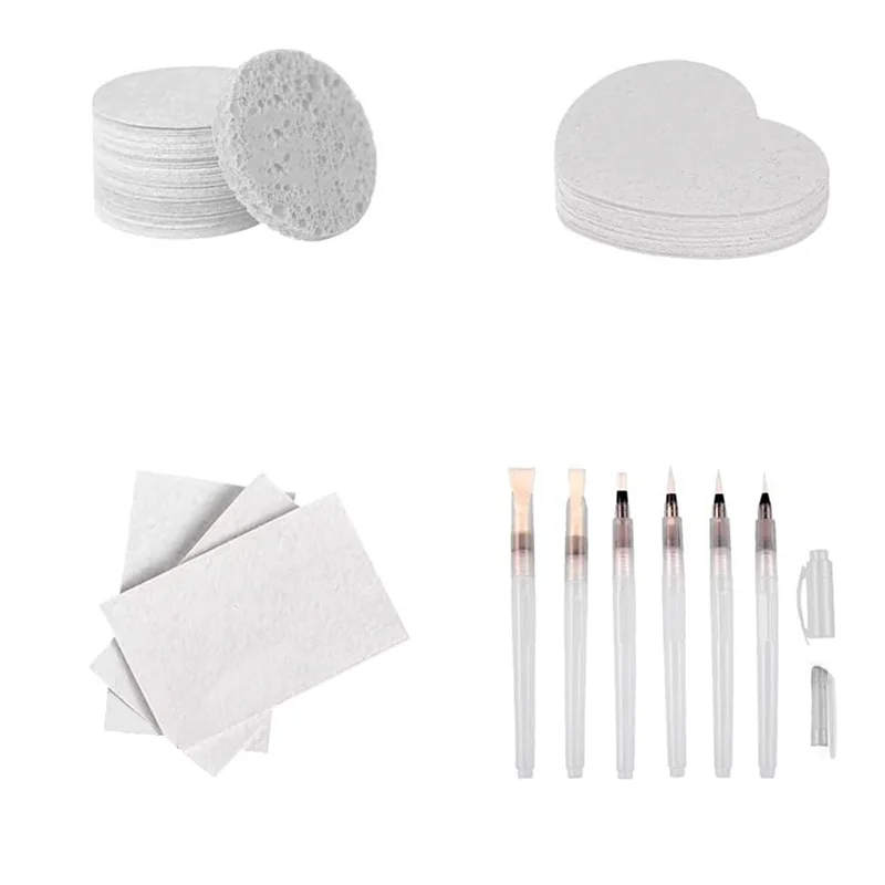 LICE-Magic Leinwandschwamm, 30 Stück, 3D-Zeichnung mit Wasserpinsel, DIY-Malpapier für Kinder, 3D-Kunst-Zeichenpapier