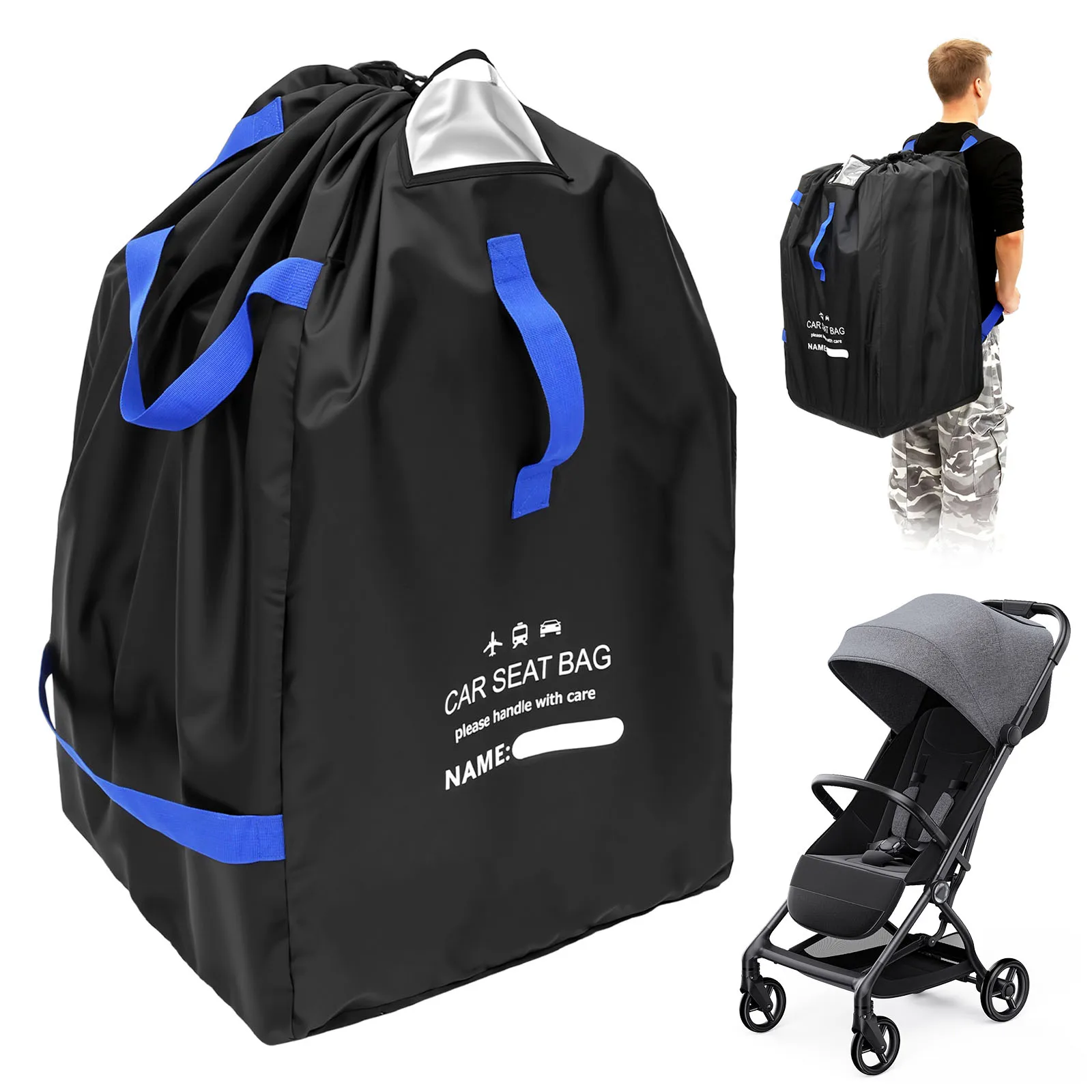 

Baby Stroller Storage Bag Universal Dust Waterproof Travel Shipper Pram Bag Stroller Cover indergarten Carts Accessories