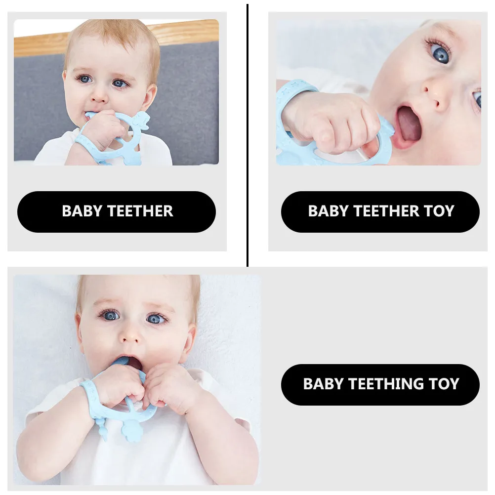 Sucette pour bébé au design de dessin animé pour soulager la douleur de la dentition, stimulation sensorielle, développement de la mâchoire, idée de cadeau de naissance