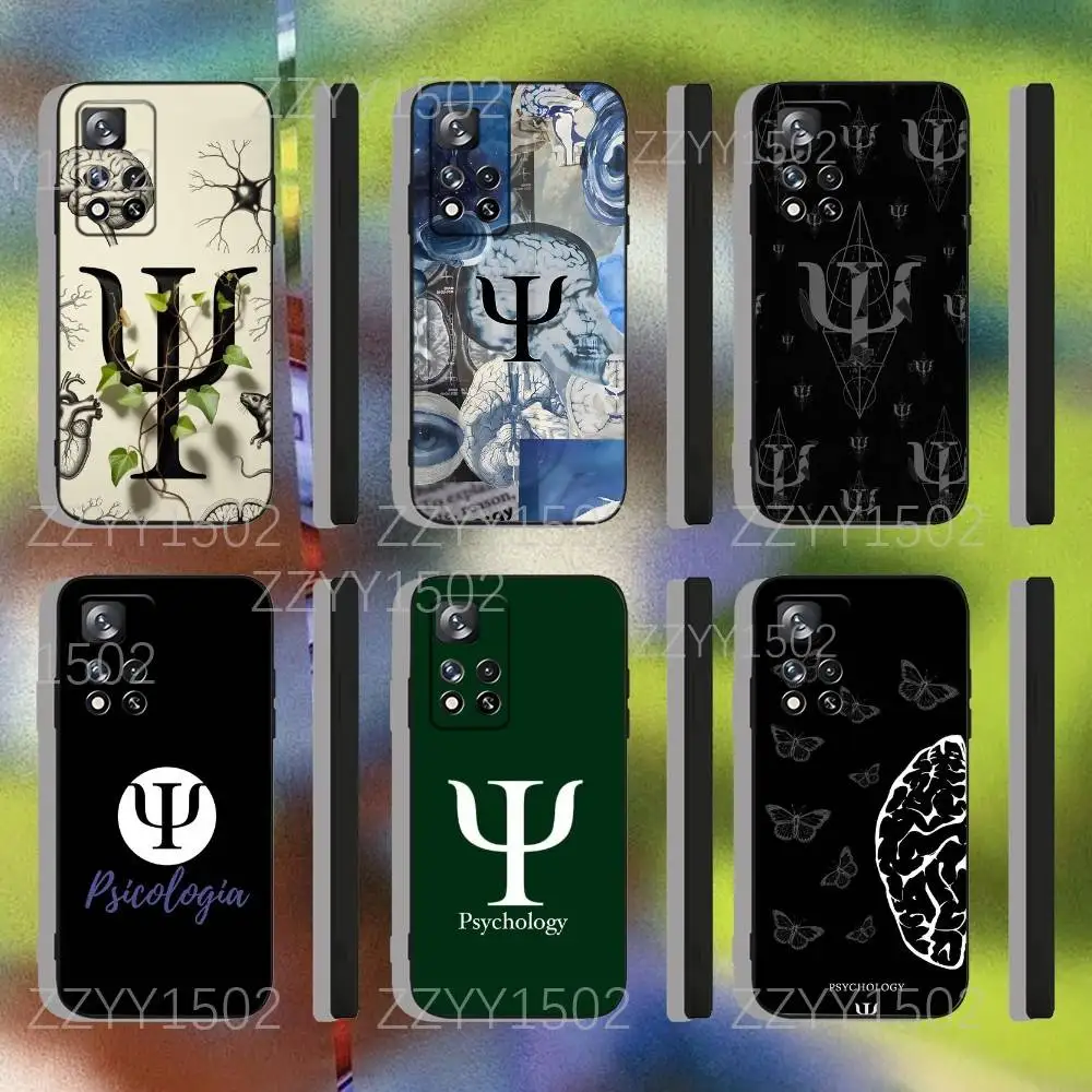 

Psychologist Profession Psychology Phone Case For Samsung S25,S24,Ultra,S20,S30,Plus,S22,S23,Ultra,Plus,5G Black Silicone Soft