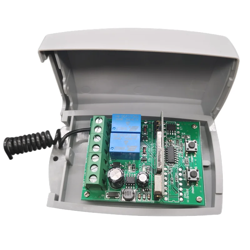 電気ガレージドアレシーバー,ローリングドア,DC 12-24v,433.92 mhz,433 mhz
