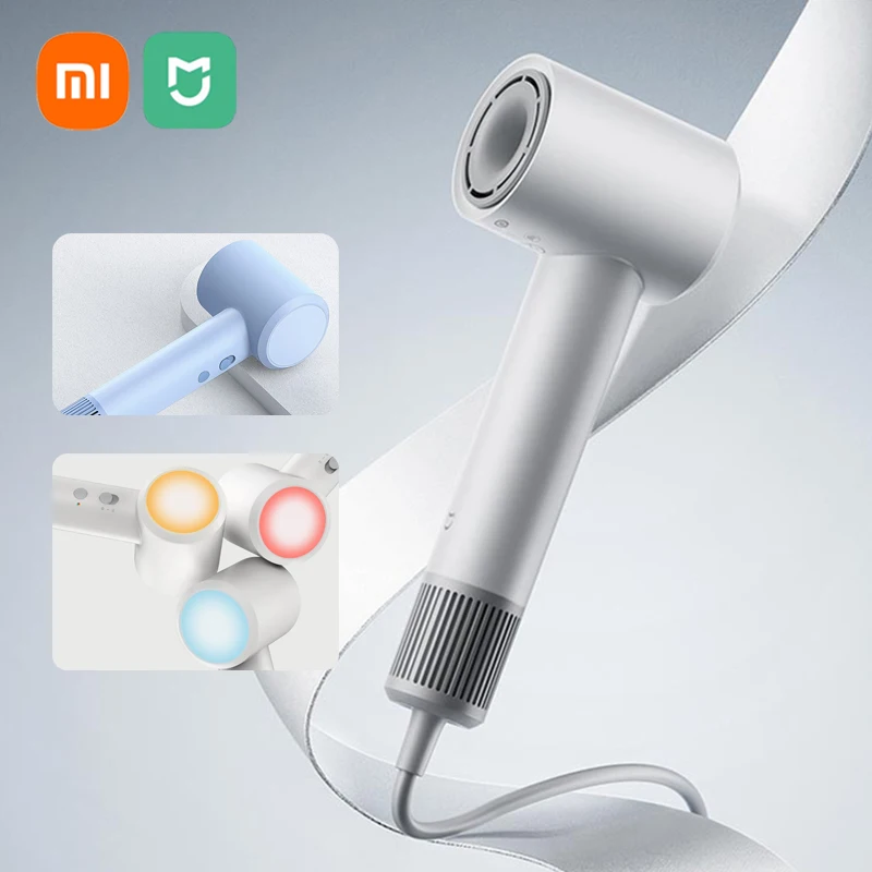 

XIAOMI MIJIA H501 SE Hair Dryer High Speed Negative Ions Wind Speed 62m/s Professional Hair Care 1600W High Power Quick Dry