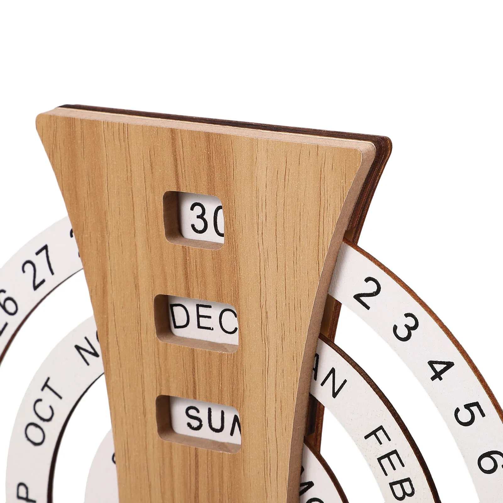

Wooden Perpetual Elegant Desk Accessories Reusable Standing Daily Table Office Supply Calendars Household Decor