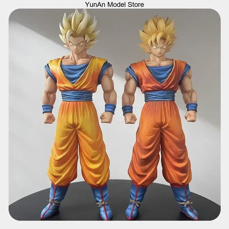 

Anime Figure Statue Model Collection Desktop Decoration Ornament Gift 31.5cm Dragon Ball Goku Super Saiyan 1&2 Standing