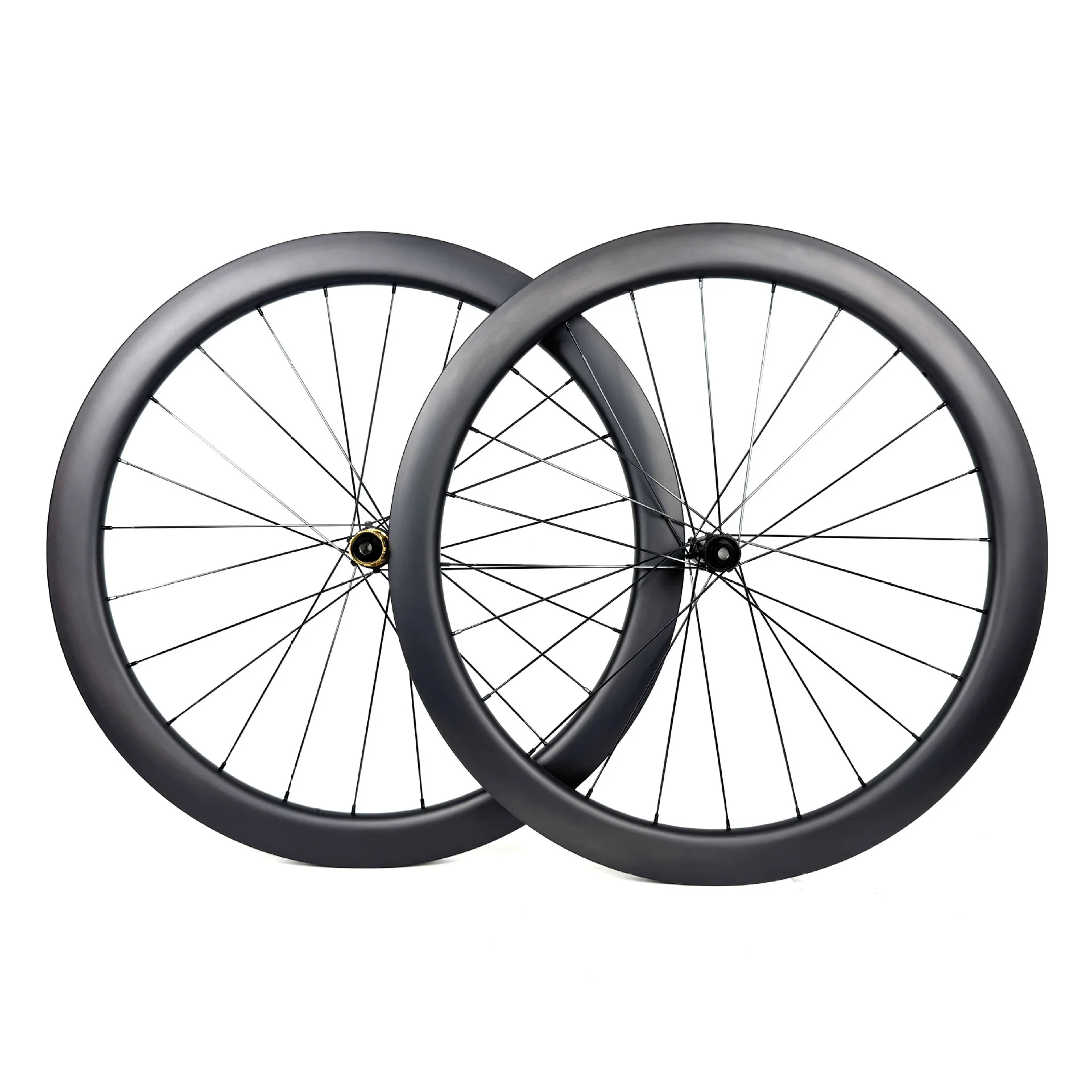 Карбоновые колеса 700c T800 Standard, бескамерные, с центральным креплением, прочные, с отделкой UD, для дисковых тормозов, комплект для шоссейного велосипеда