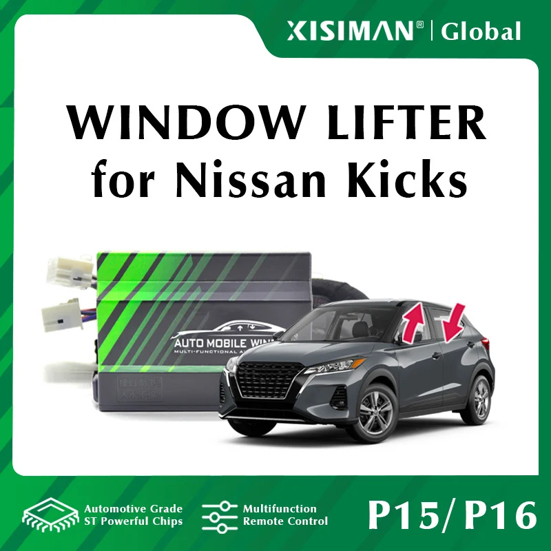 Car Power Window Closer For Nissan Kicks P15 P16 Windows Roll Up And Down Automatic Window Lifter Close Accessories